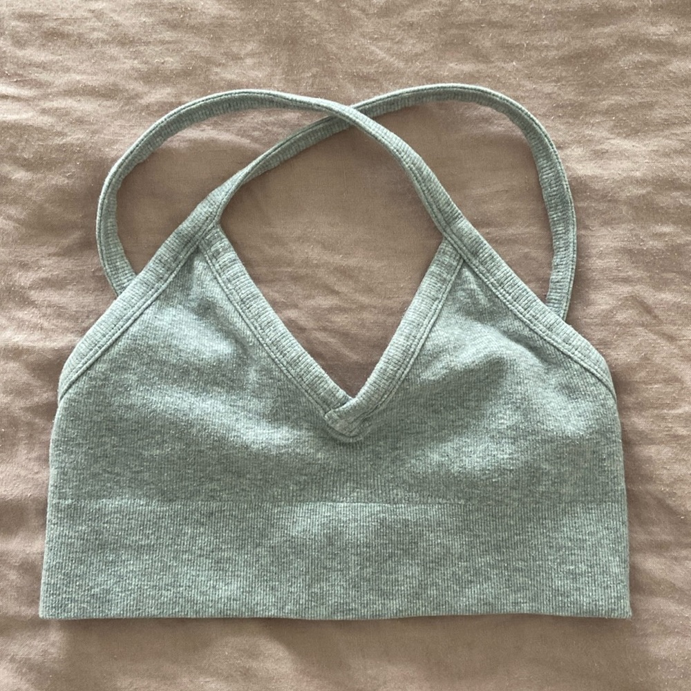 Alo grey sports bra